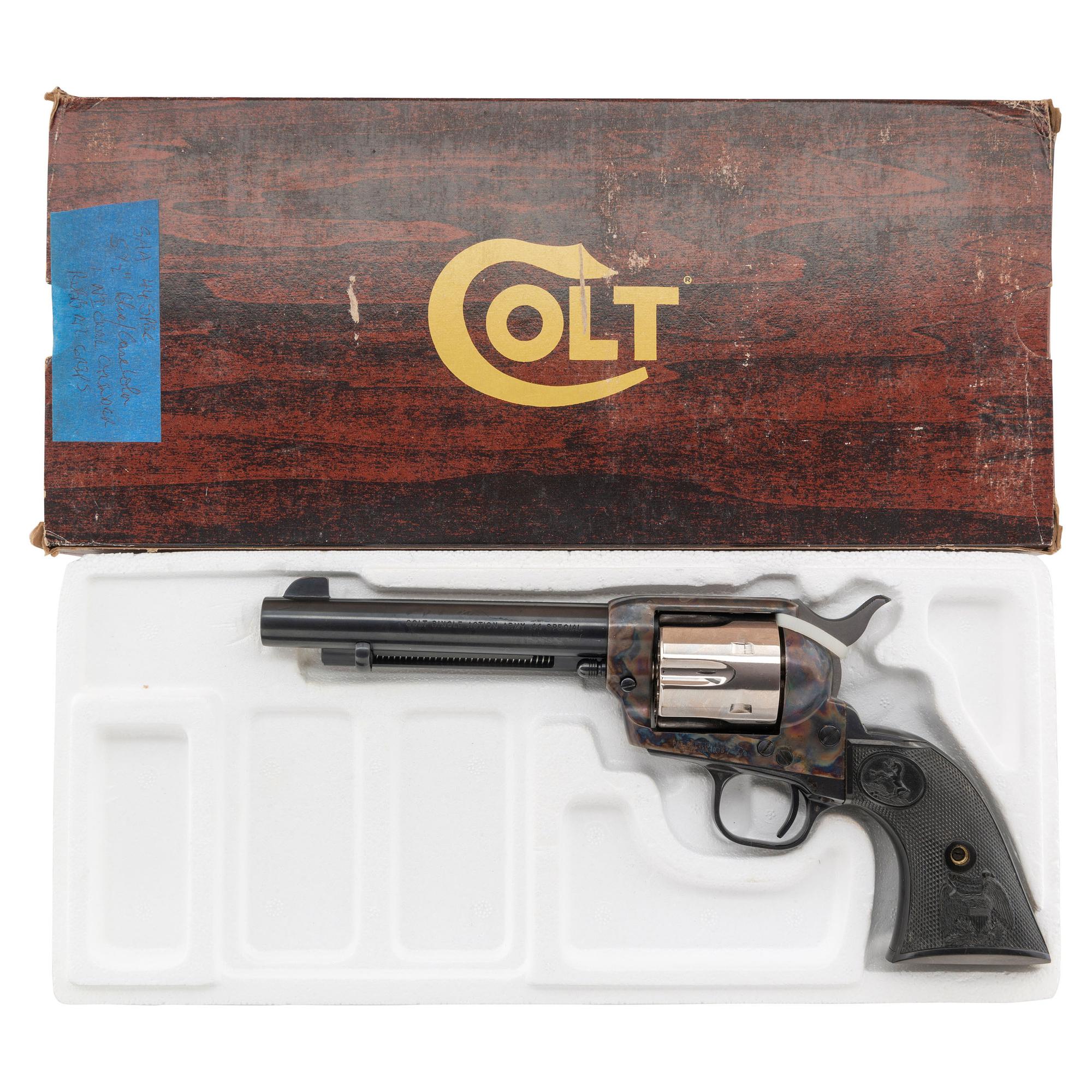 *Colt Custom Shop Single Action Army .44 Special with Nickel Cylinder in Original Box