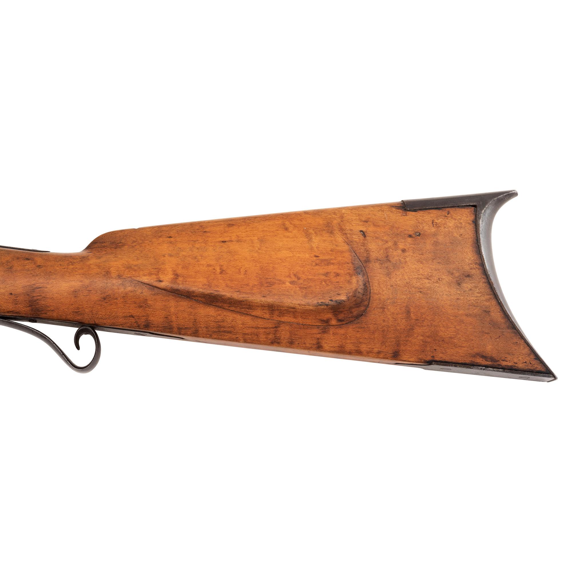 Percussion Plains Rifle by Samuel Hawken