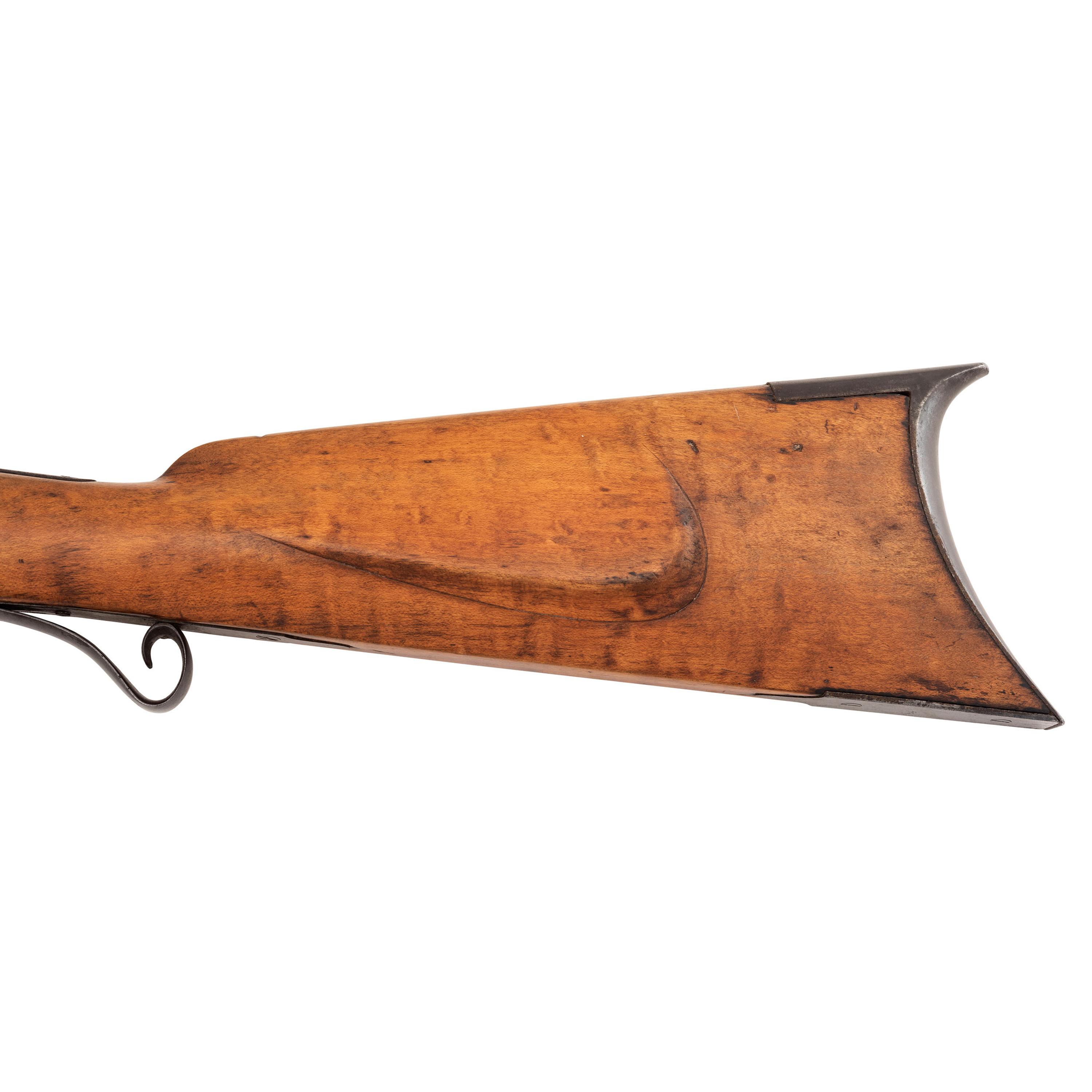 Percussion Plains Rifle by Samuel Hawken