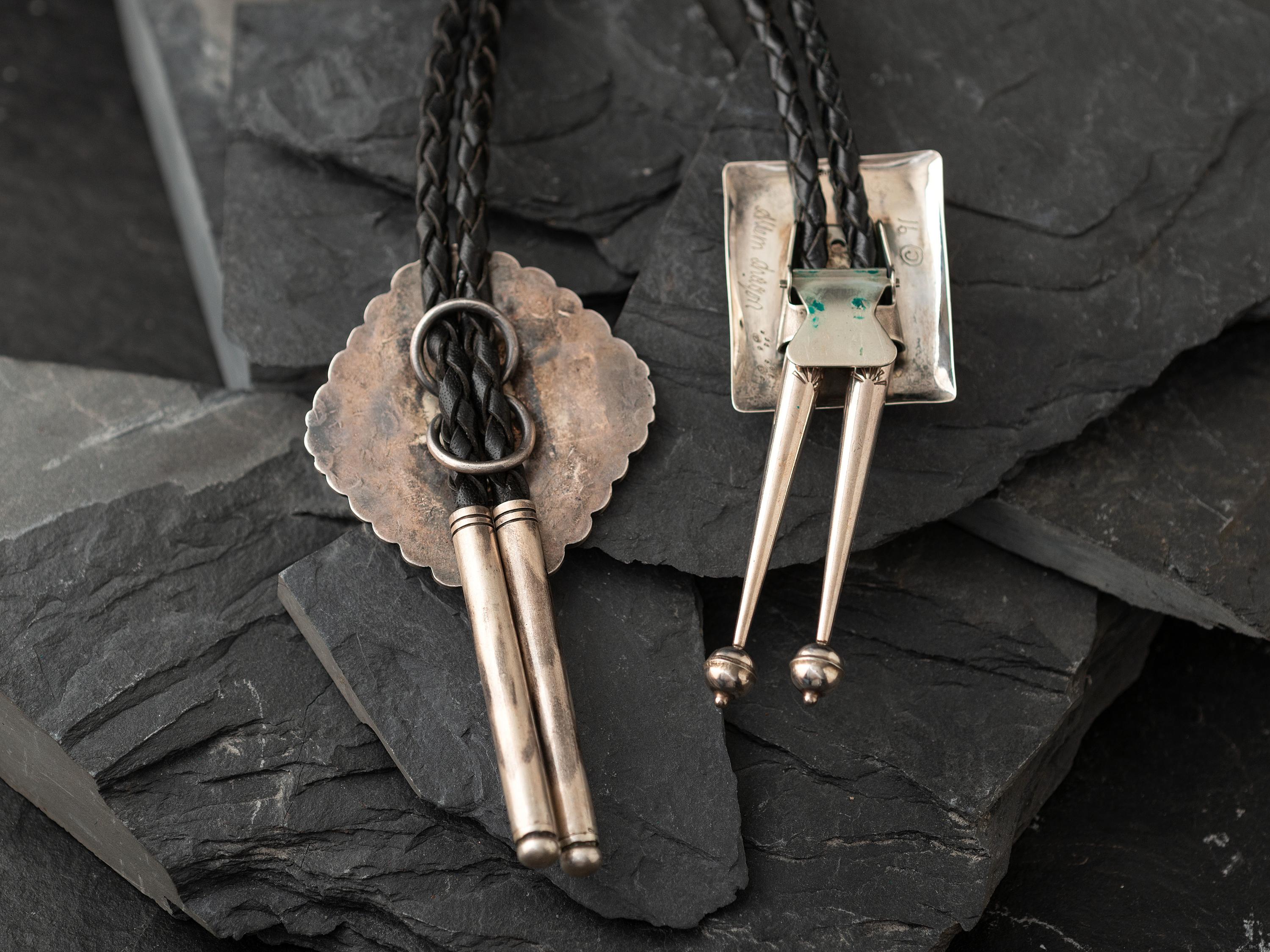 Silver Bolo Ties