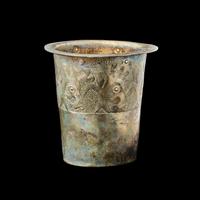 A Chimu Silver Beaker
