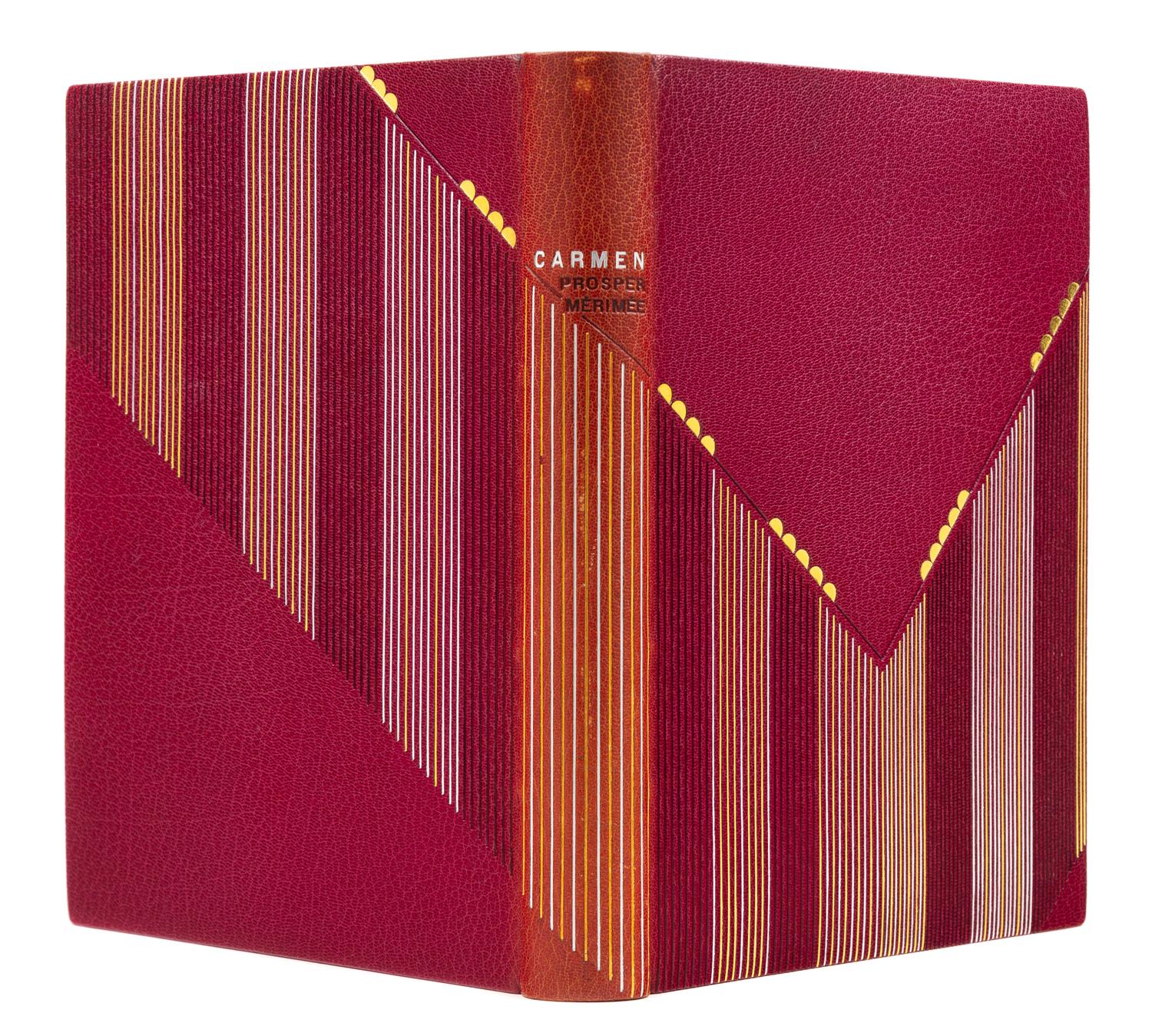 [BINDINGS]. [LÉOTARD, GENEVIÈVE - BINDER]. A group of 2 works in fine Art Deco bindings by Léotard.