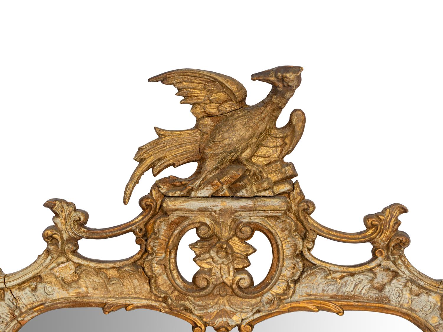 A George II Style Giltwood Mirror