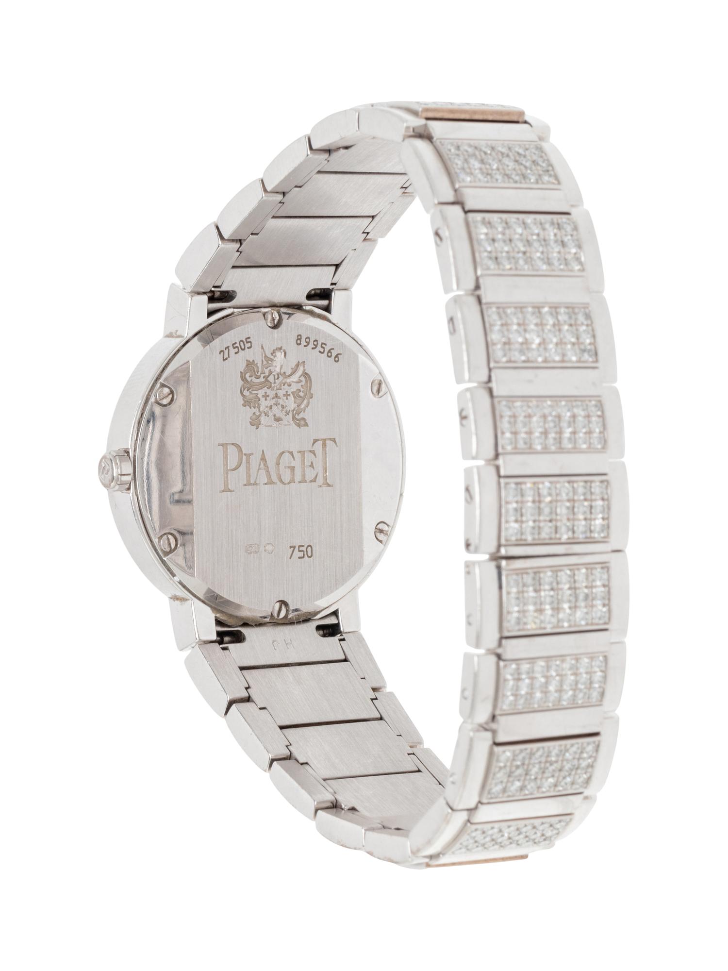 PIAGET, REF. G0A26034 WHITE GOLD AND DIAMOND 'LIMELIGHT POLO' WATCH