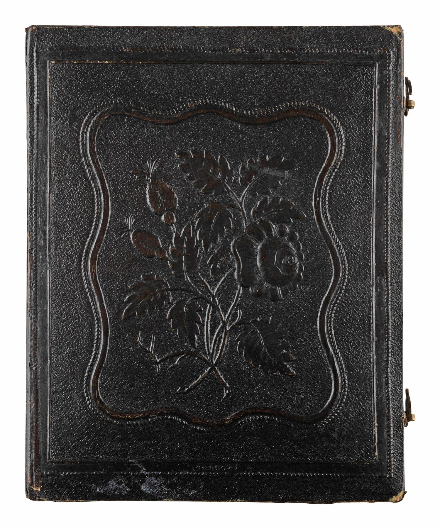 [CIVIL WAR]. Quarter plate daguerreotype of Confederate Major General Carter Littlepage Stevenson as a Lieutenant in the 5th US Infantry. Ca 1846.