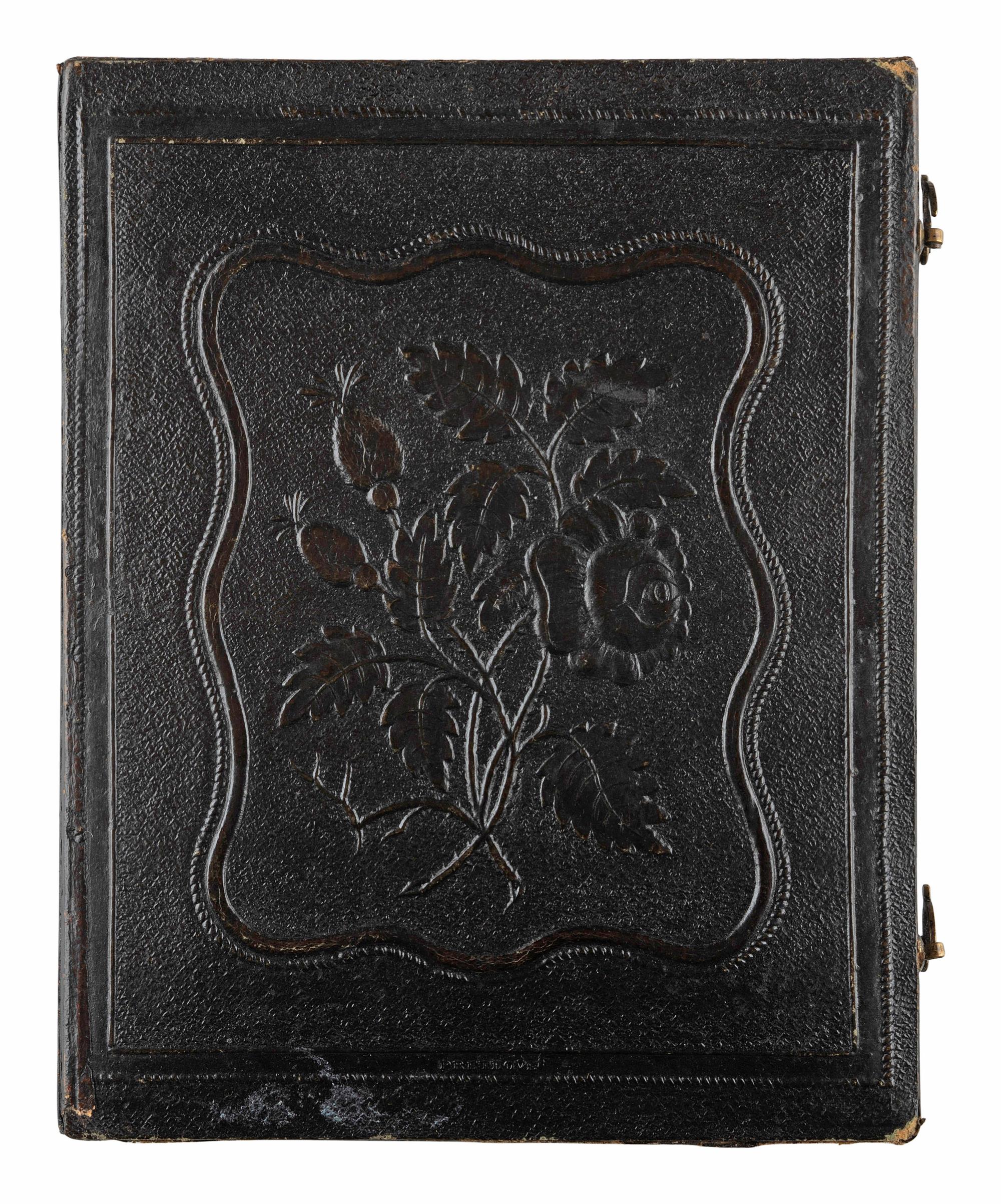 [CIVIL WAR]. Quarter plate daguerreotype of Confederate Major General Carter Littlepage Stevenson as a Lieutenant in the 5th US Infantry. Ca 1846.