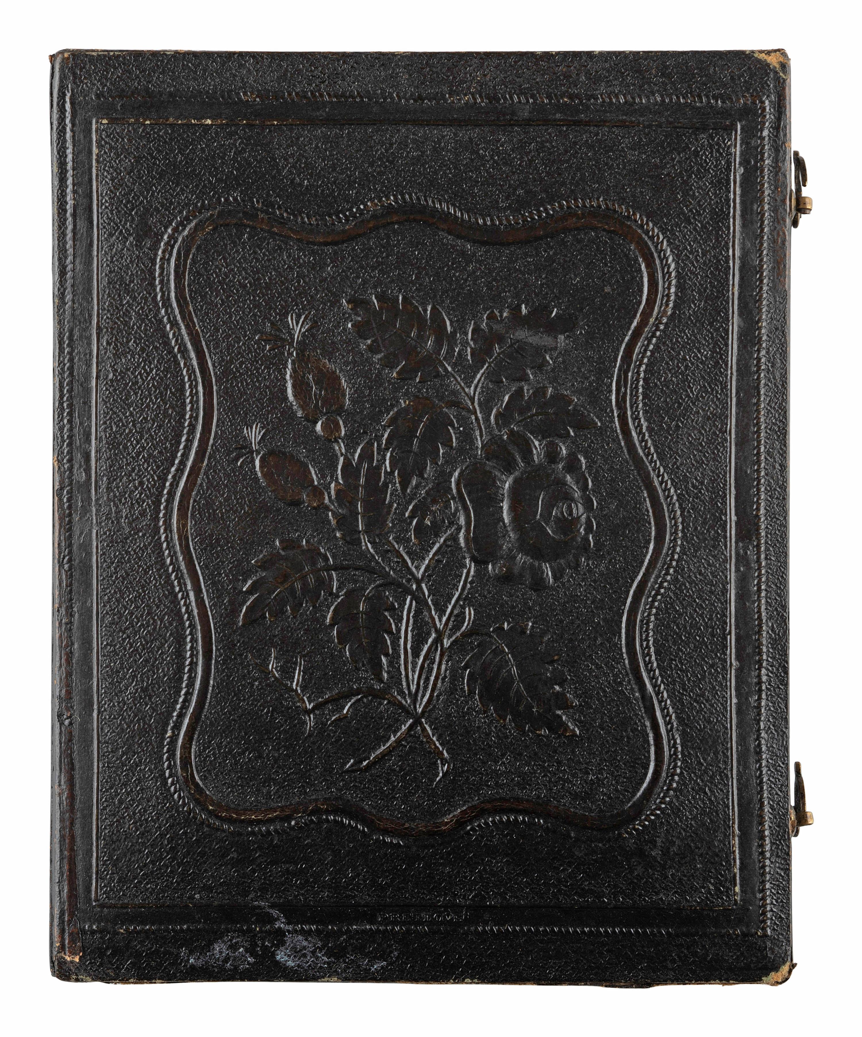 [CIVIL WAR]. Quarter plate daguerreotype of Confederate Major General Carter Littlepage Stevenson as a Lieutenant in the 5th US Infantry. Ca 1846.