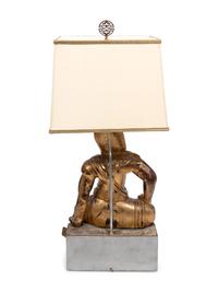 A Southeast Asian Style Figure Mounted as a Lamp