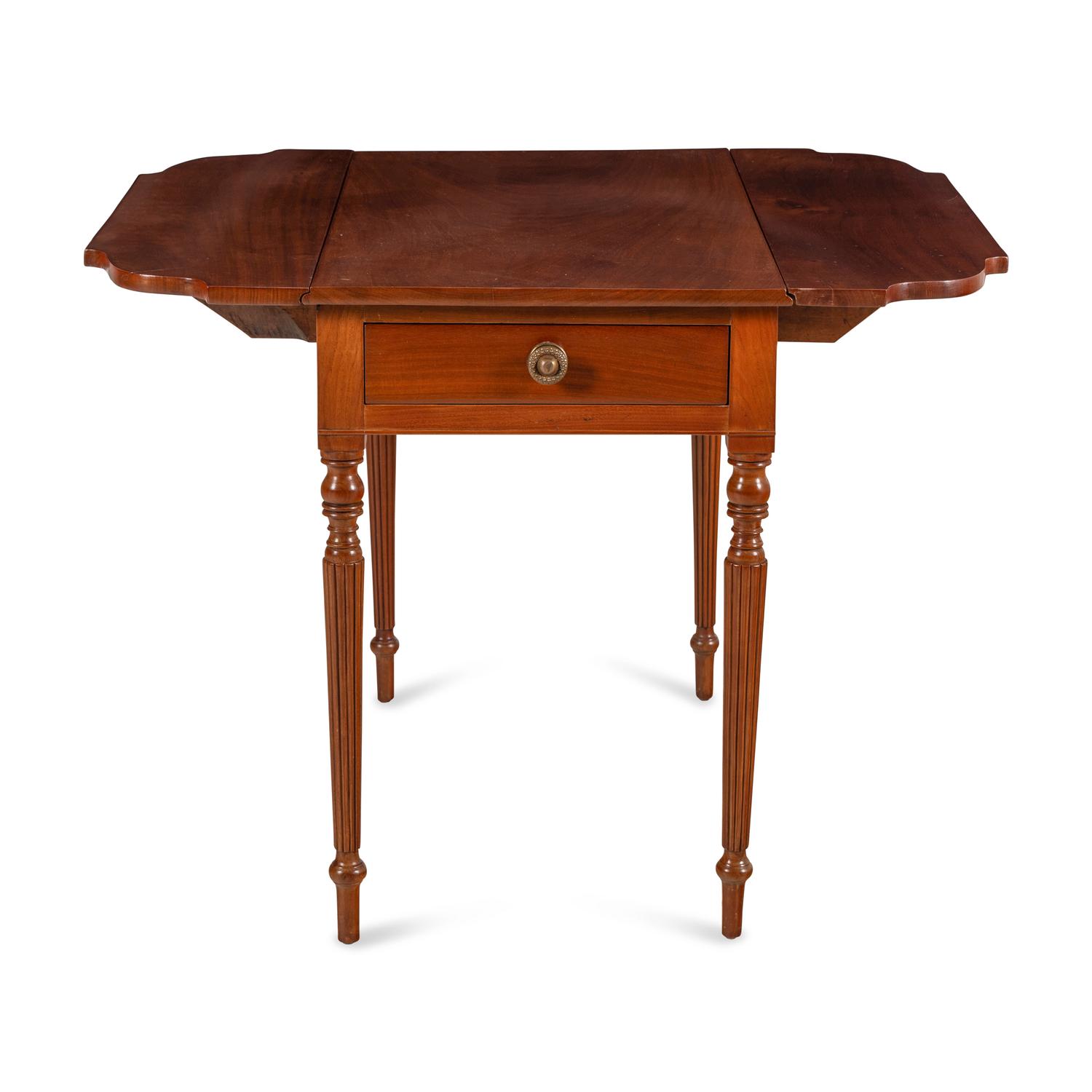 An American Walnut Drop-Leaf Table