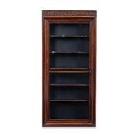 A Chinese Carved Rosewood Hanging Cabinet — 19TH CENTURY