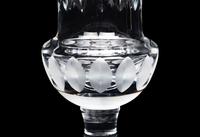 A Cartier La Maison Du Shogun Cut Glass Vase