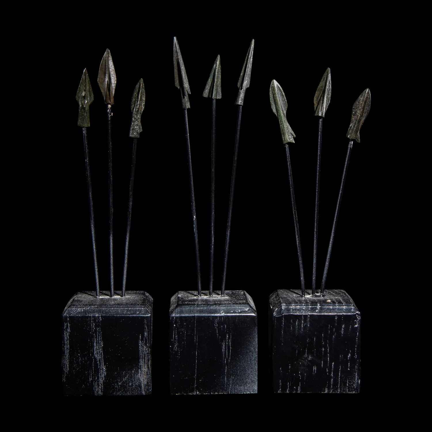 Ten Greek and Near Eastern Bronze Spearheads