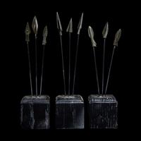 Ten Greek and Near Eastern Bronze Spearheads