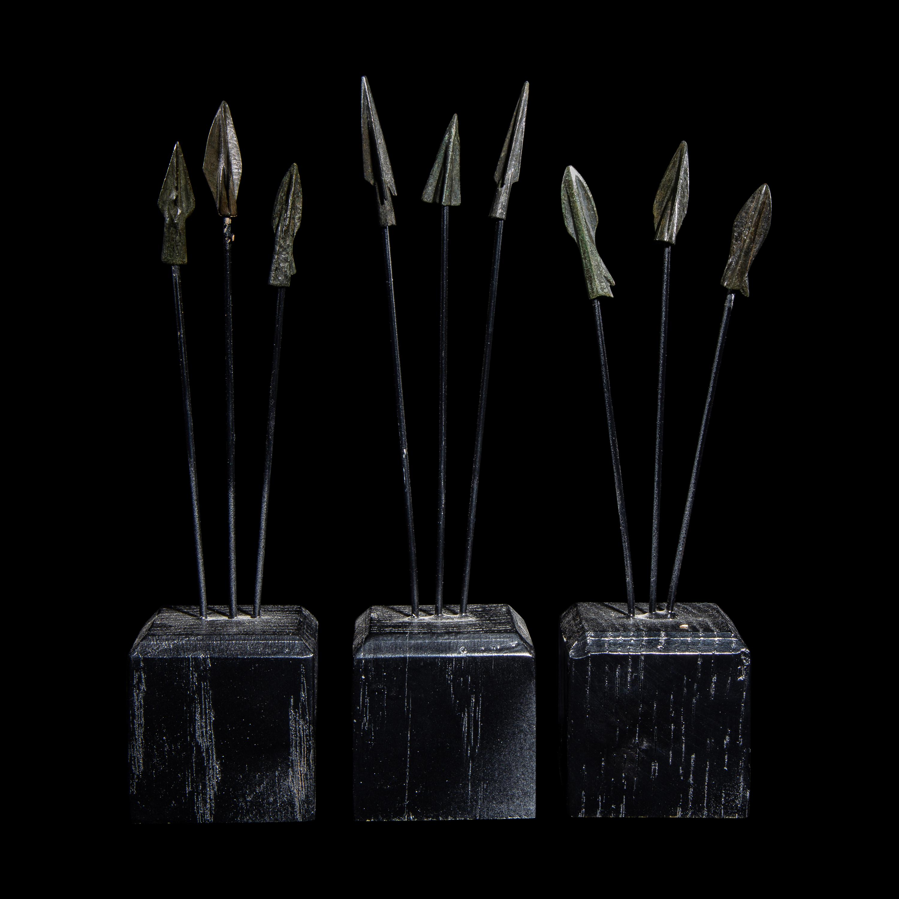 Ten Greek and Near Eastern Bronze Spearheads