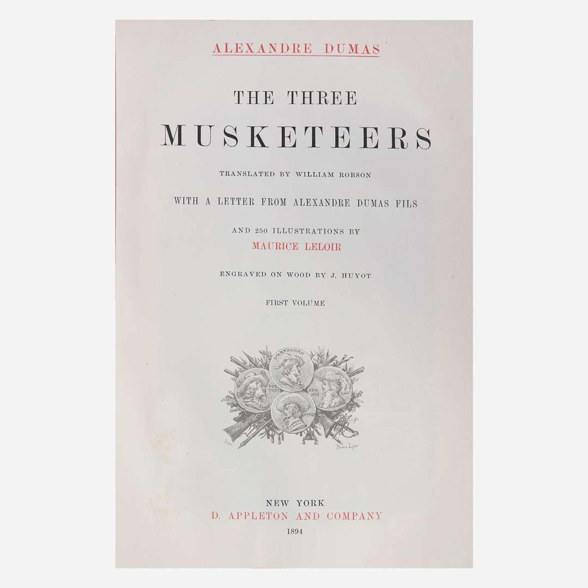 [Fine Bindings] Dumas, Alexandre The Three Musketeers