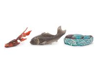 Three Chinese Figures of Fish