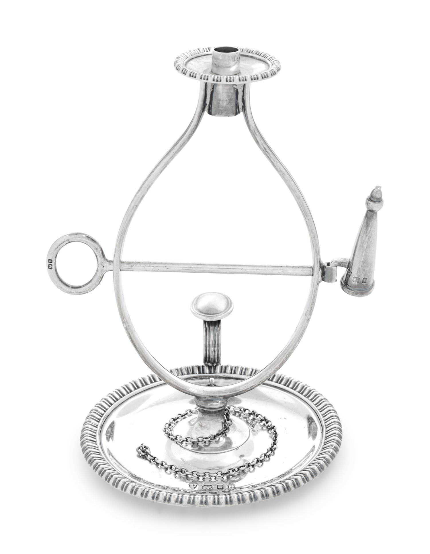 An English Silver Chamberstick