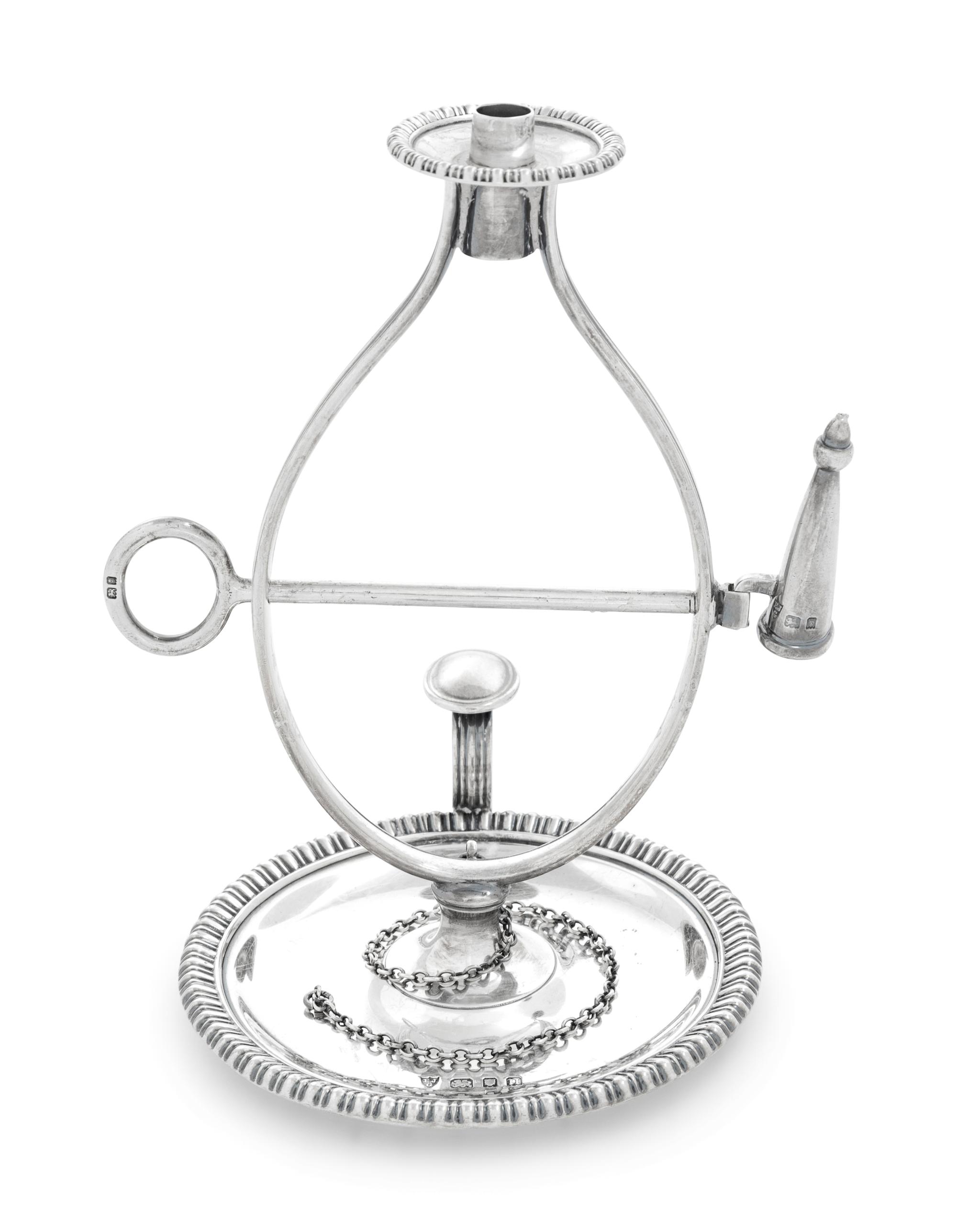 An English Silver Chamberstick