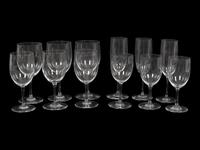 A Baccarat Perfection Glass Stemware Service