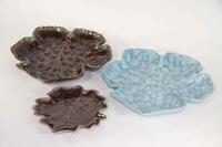 A Group of Five Haeger Pottery Serving Plates Width of widest 17 inches. — 1930s/1940s