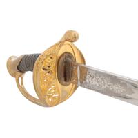Fine Clauberg US Model 1850 Foot Officers Sword Retailed by JCF Deecken of New York