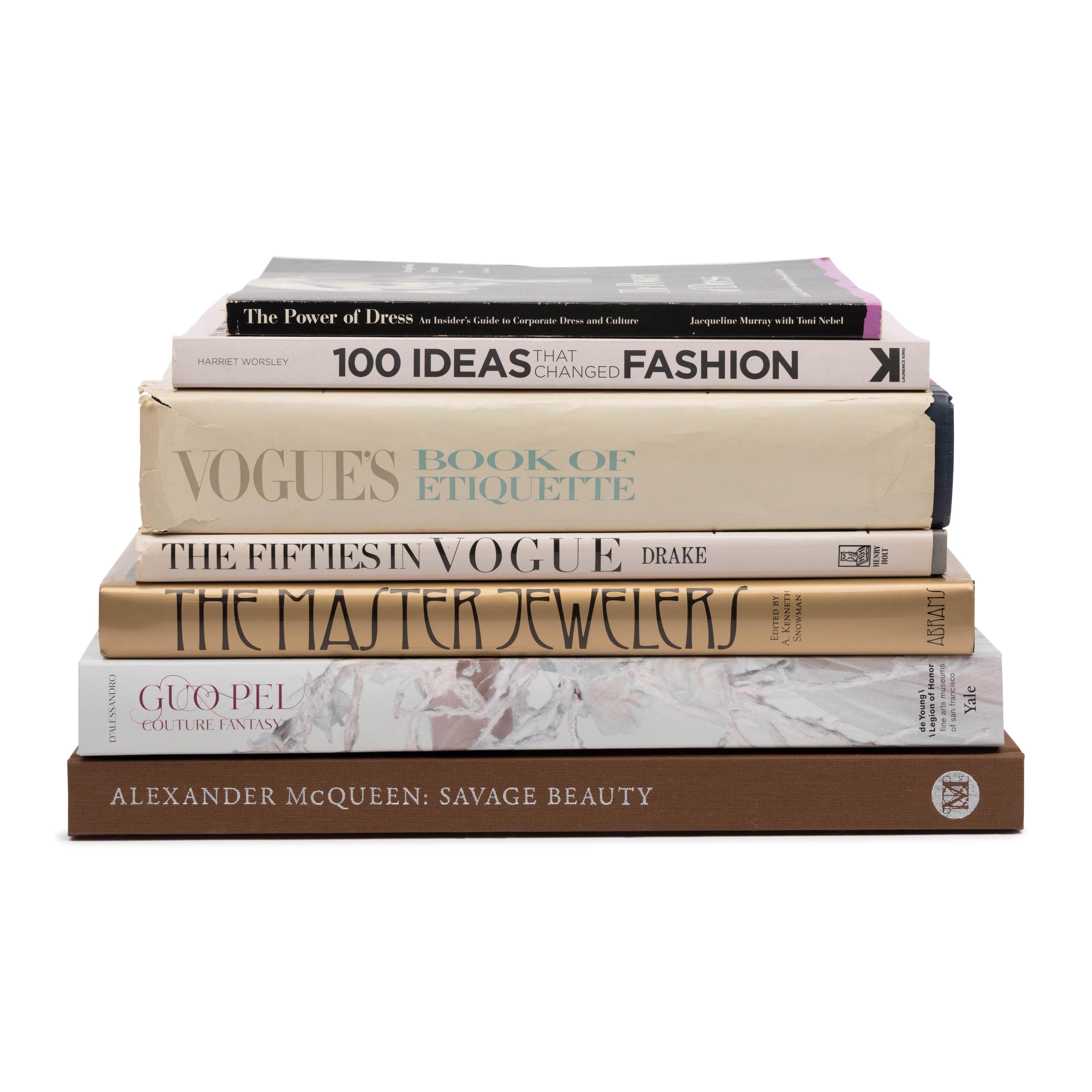 Lot of Twenty-Five Fashion, Art, Jewelry, and Lifestyle Books
