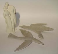 A Group of Four Haeger Pottery Articles Width of widest 23 inches.
