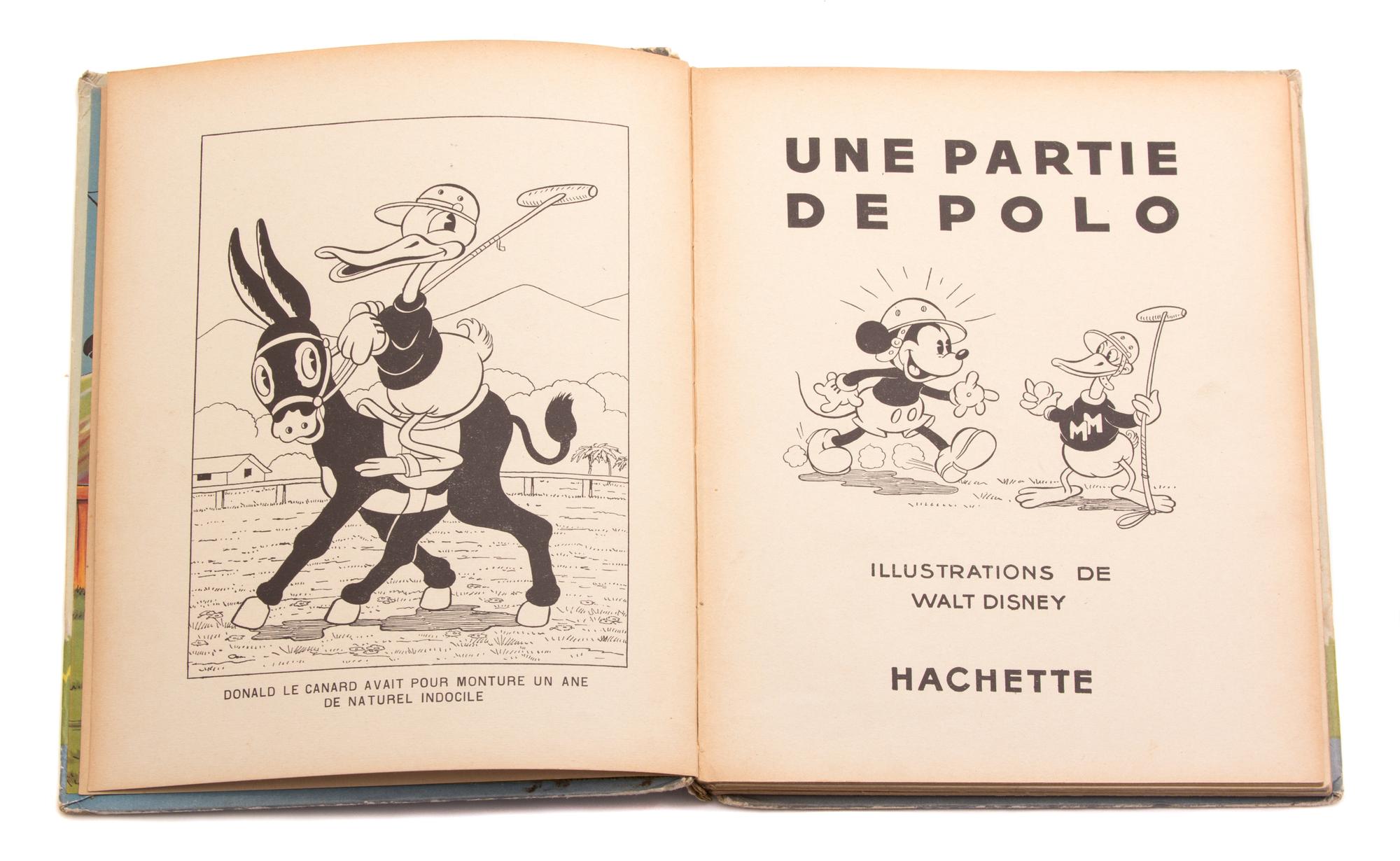 DISNEY, Walt (1901-1966). Mickey Hop-La! Une Partie de Polo.