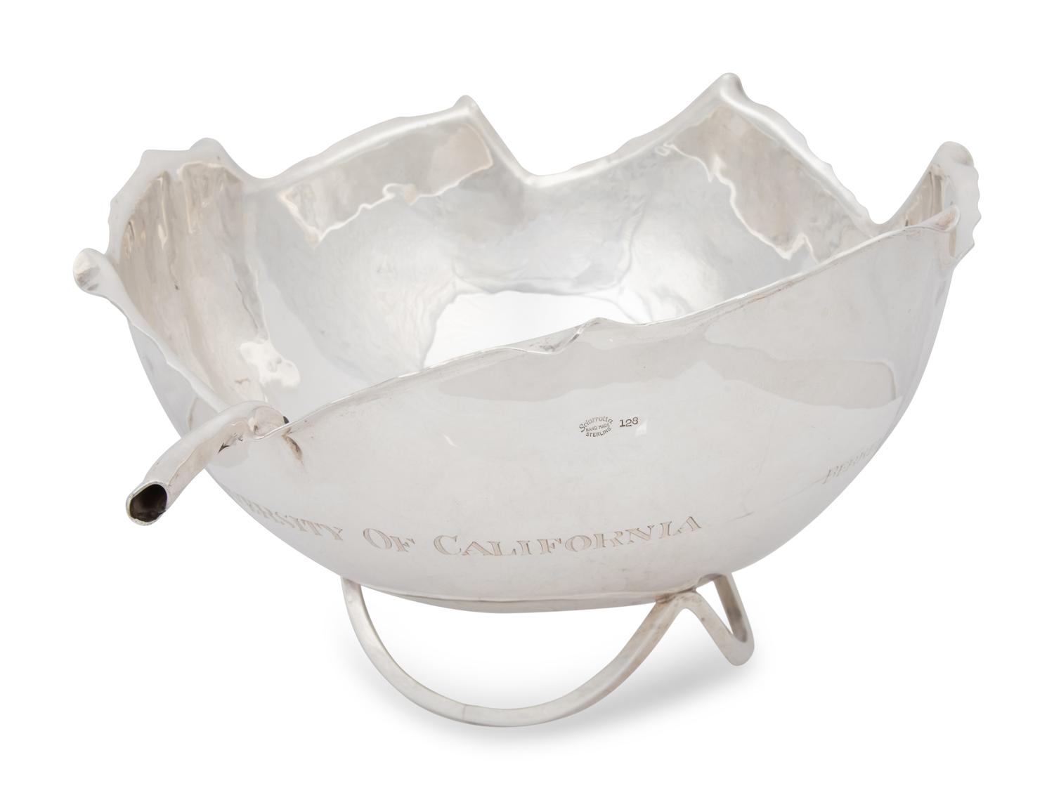 An Alfredo Sciarotta Silver Presentation Bowl
