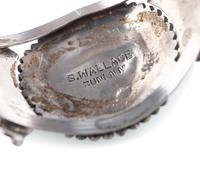 Zuni Silver Cluster Cuff Bracelets