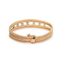 YELLOW GOLD AND DIAMOND BRACELET