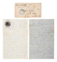 [CIVIL WAR]. A group of letters written in the field from May through September 1864, by Benjamin F. Hulburd, 2nd Vermont Infantry Regiment, part of the famed Vermont Brigade, who would be KIA a month later at Cedar Creek.