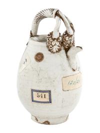 A Small Chinese Ding -Type Porcelain White Glazed Ewer