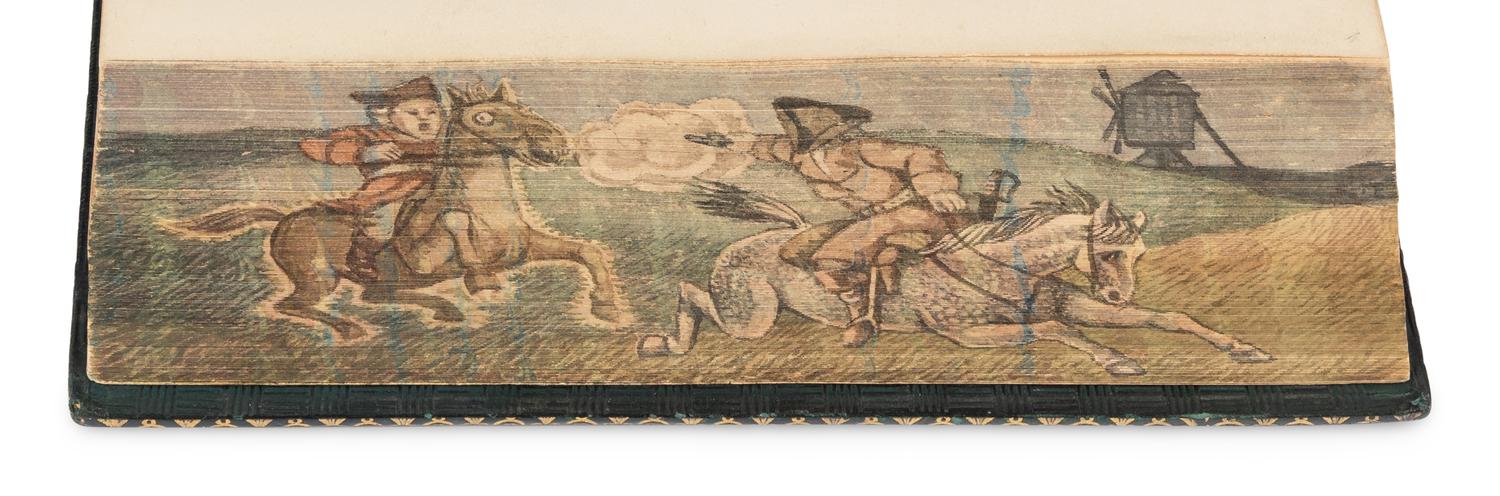 [FORE-EDGE PAINTINGS]. A group of 4 mid-to-late-19th-century works, comprising: