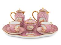 An Assembled Herend Porcelain Six-Piece Tête-à-Tête