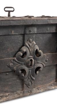 A Continental Iron Strong Box