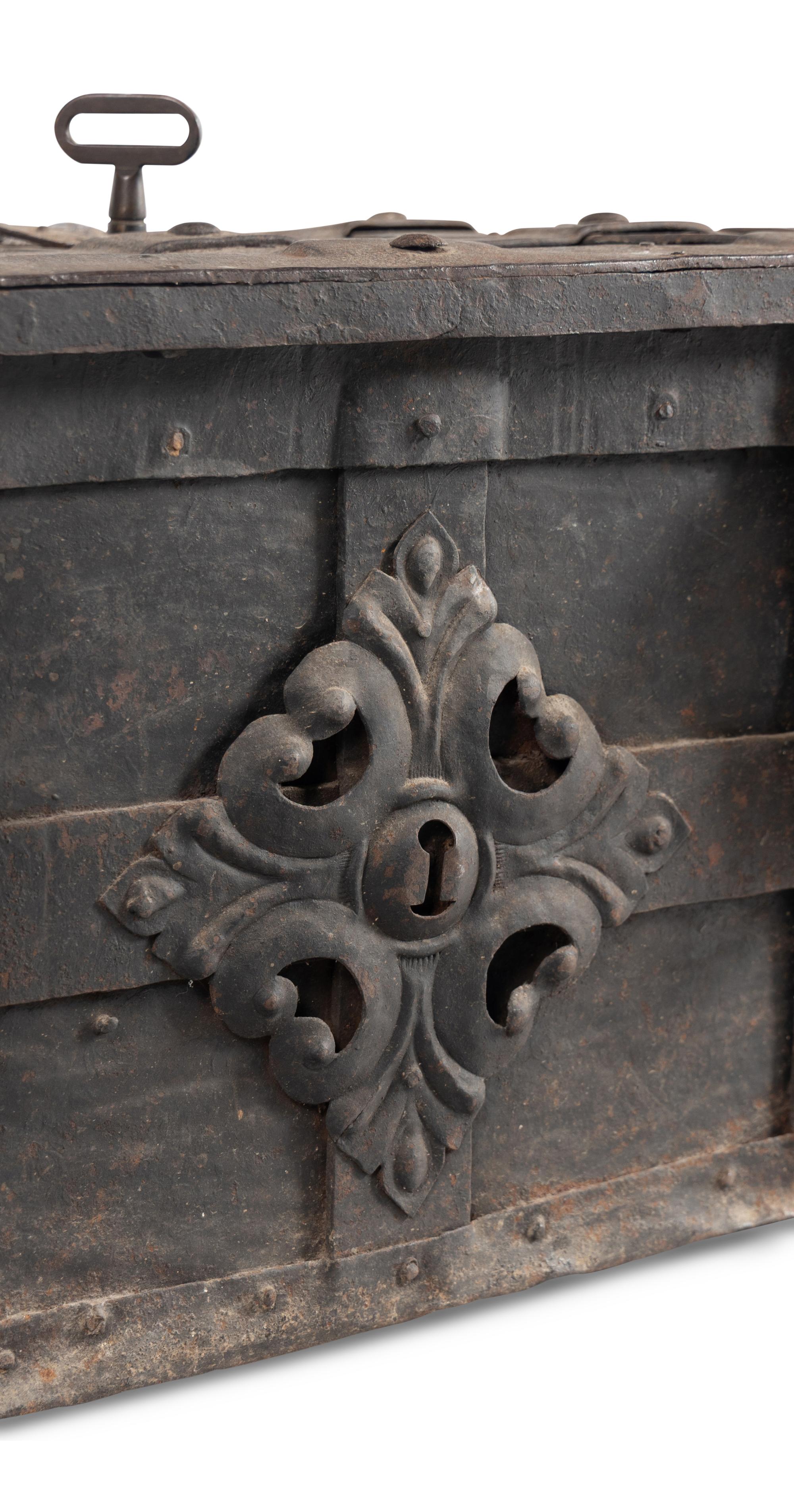 A Continental Iron Strong Box