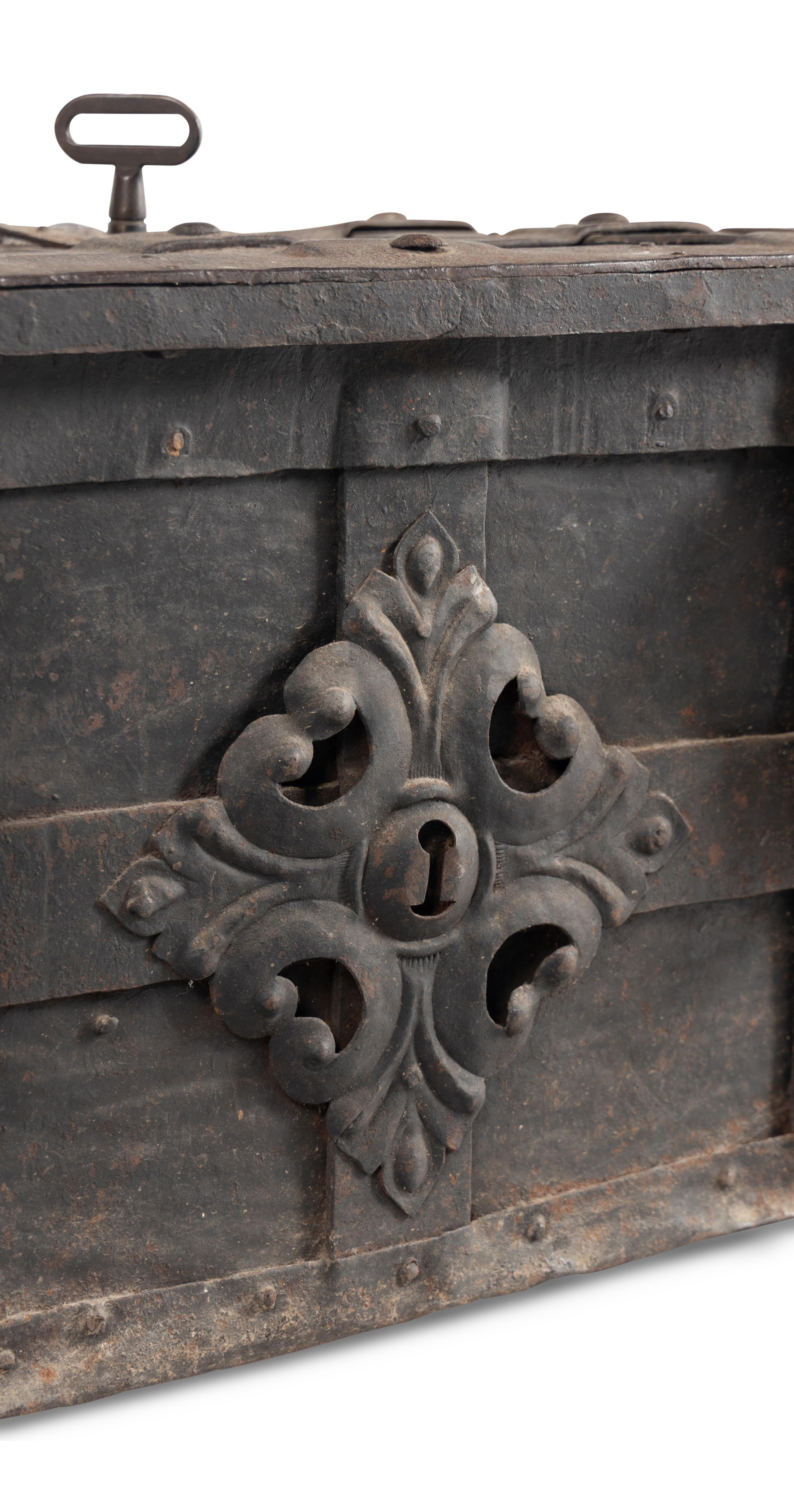 A Continental Iron Strong Box