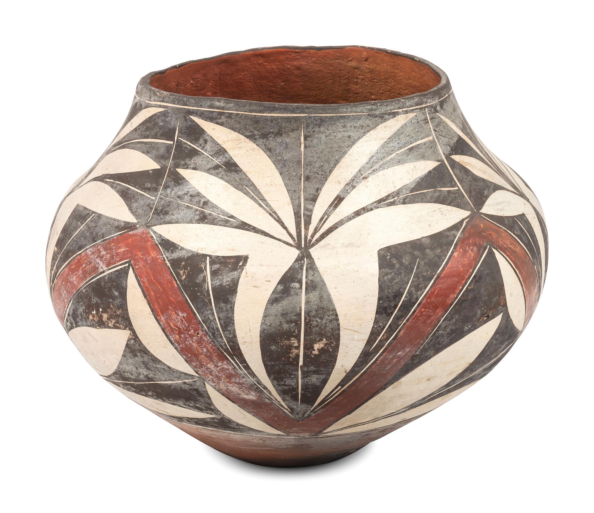 Acoma Polychrome Pottery Jar