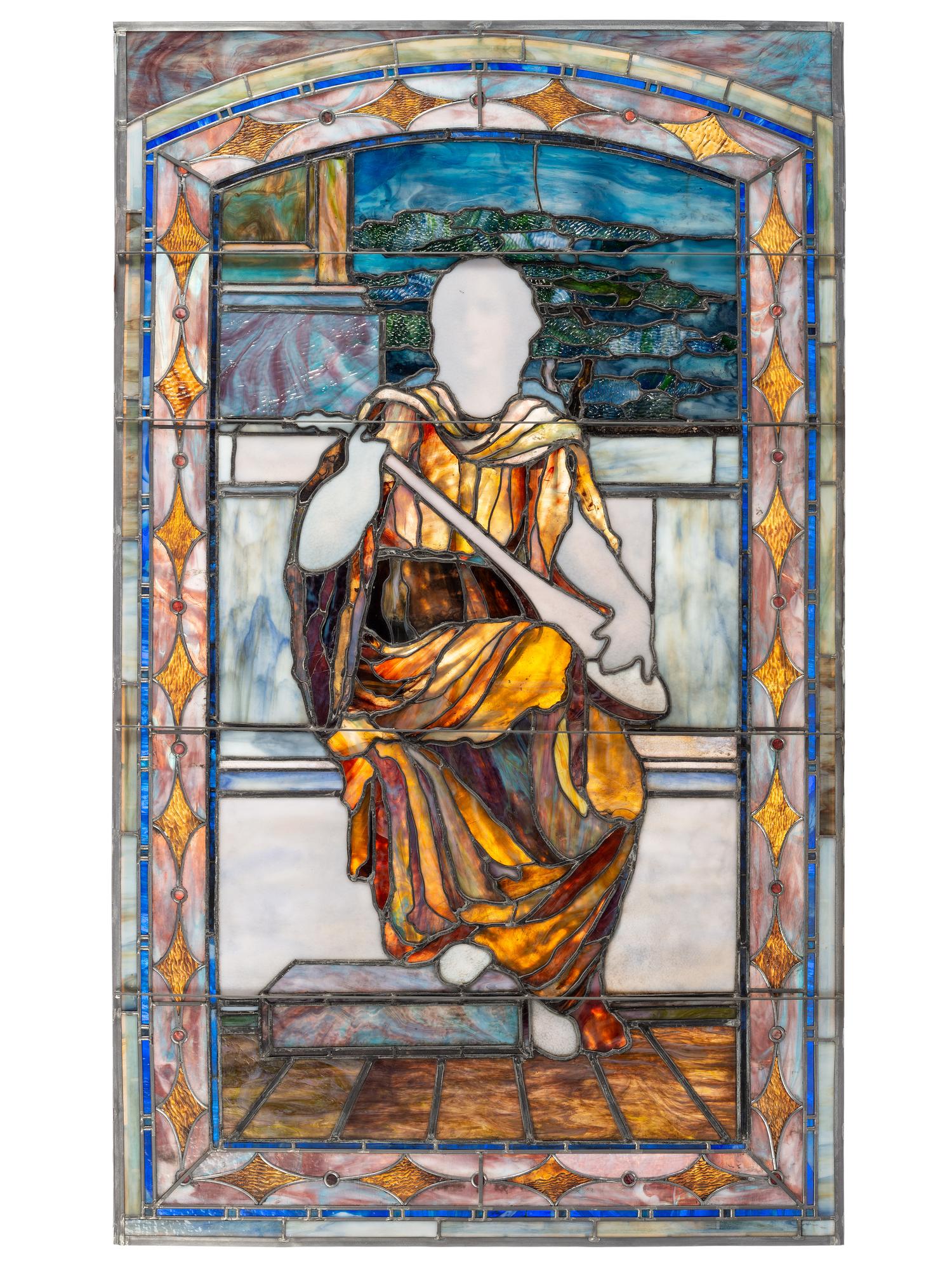'Musician in the Cove' Window, c. 1890
