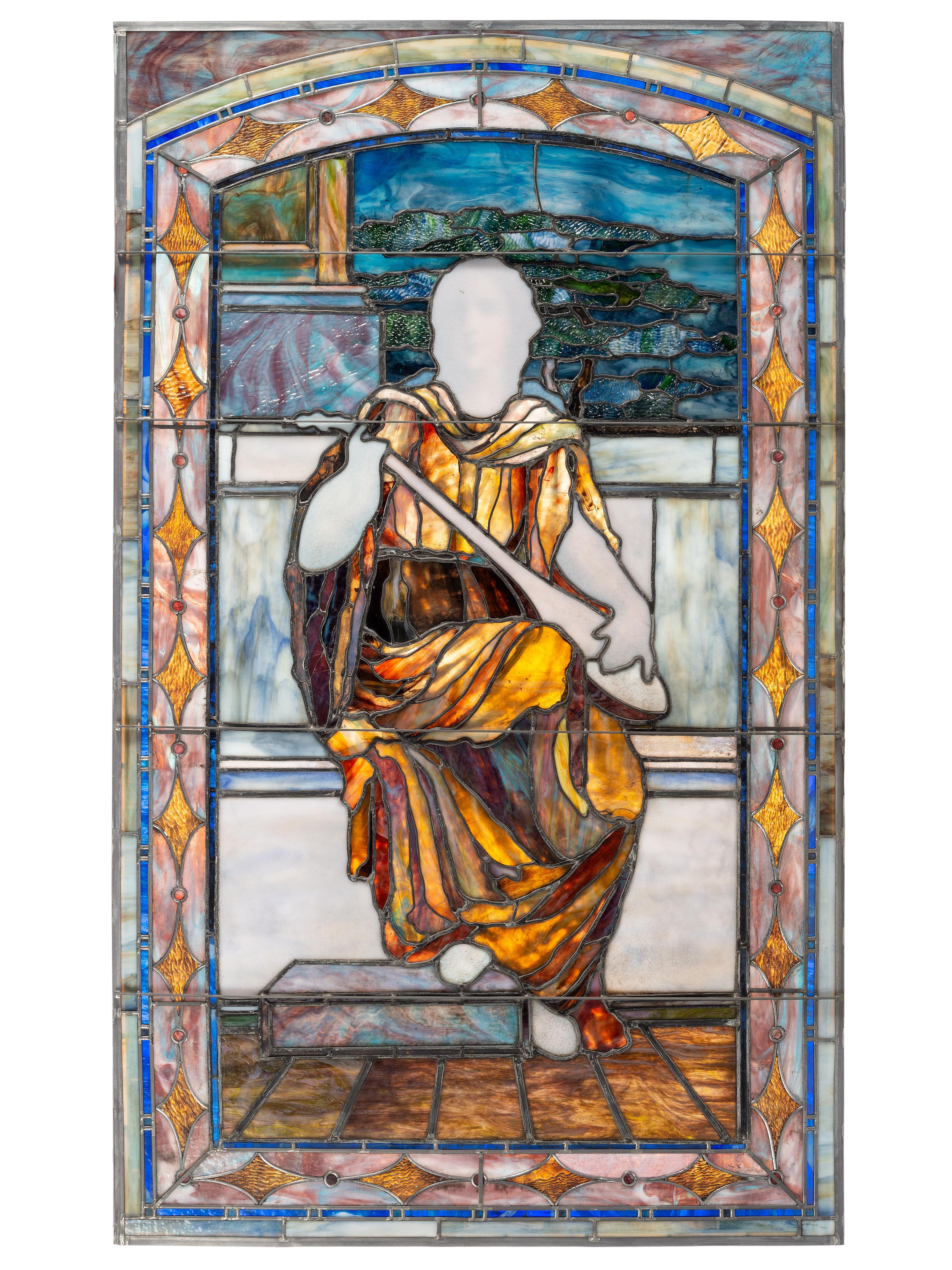'Musician in the Cove' Window, c. 1890