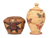 Alaskan and Salish Imbricated Baskets
