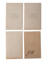 [CIVIL WAR]. A group of 5 CDVs of medical specimens issued by the Surgeon General's Office, Army Medical Museum. [Washington, DC], ca 1860s.