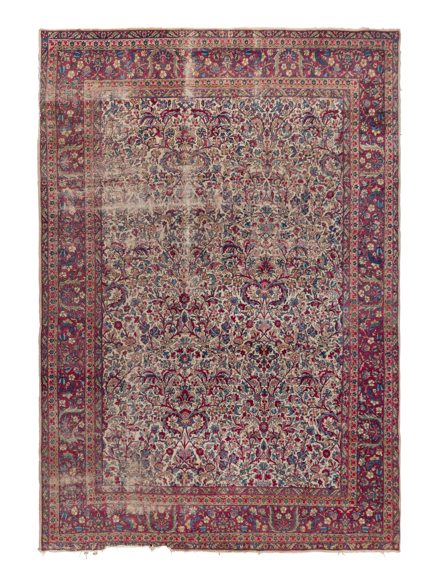 A Kirman Wool Rug