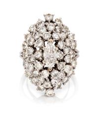A Platinum and Diamond Ring, 11.00 dwts.