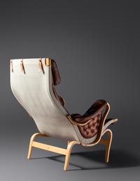 Pernilla Lounge Chair and Ottoman Dux, Sweden