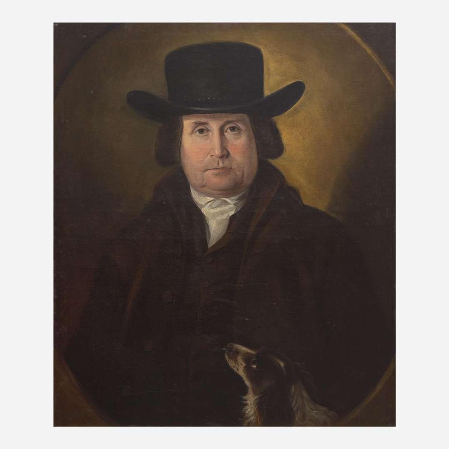 American School 18th / 19th century Two Portraits: A Quaker Lady and Gentleman