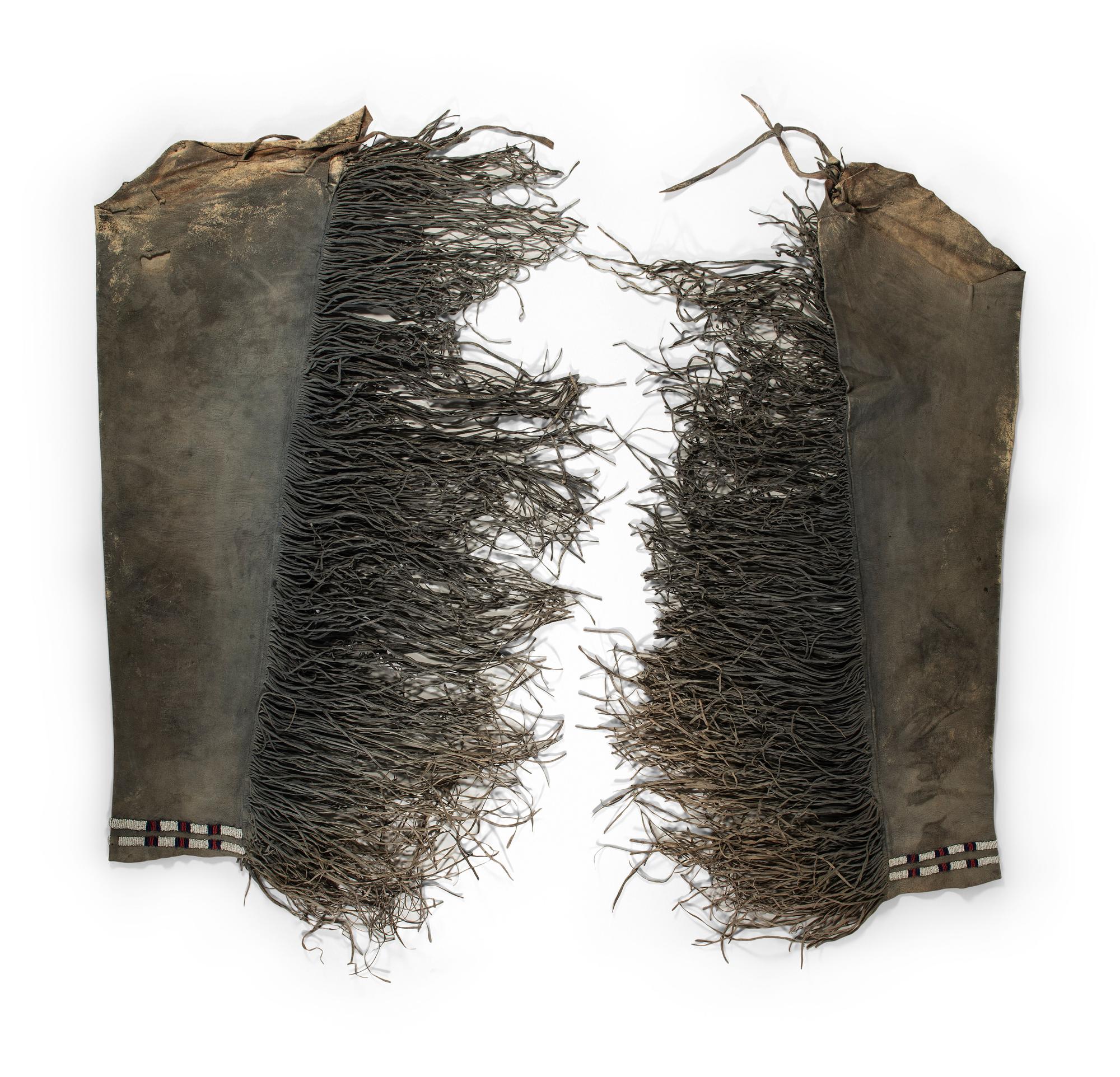 Sioux Beaded Hide Leggings