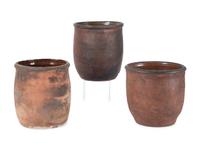 Three Redware Jars