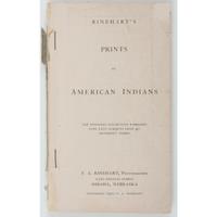 Scarce Catalogue of F.A. Rinehart's Photographs of American Indians